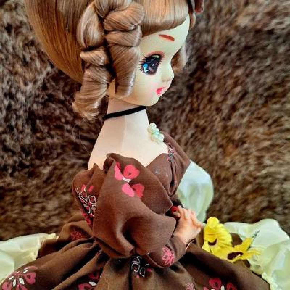 Vtg 1960s BigEyed Bradley Doll RARE COLLECTABLE