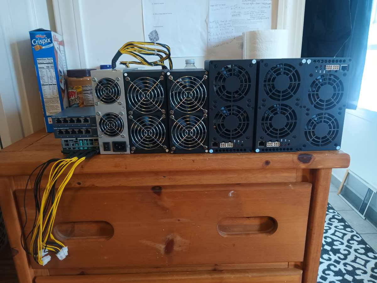 Goldshell miners and power supplies all of them