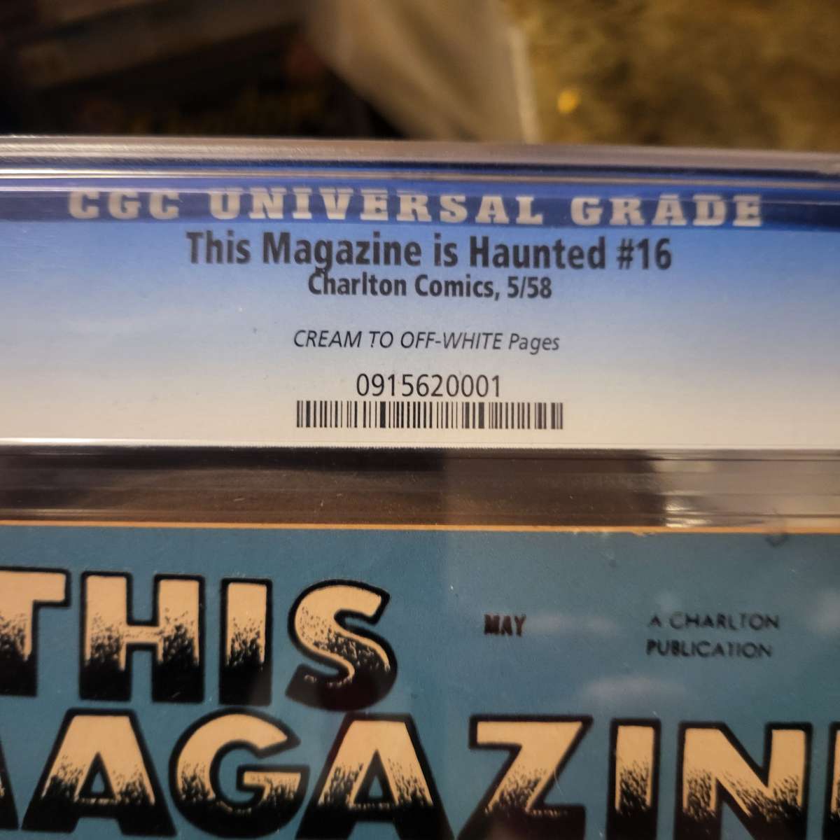 This Magazine is Haunted 16 1958  8pt0 CGC