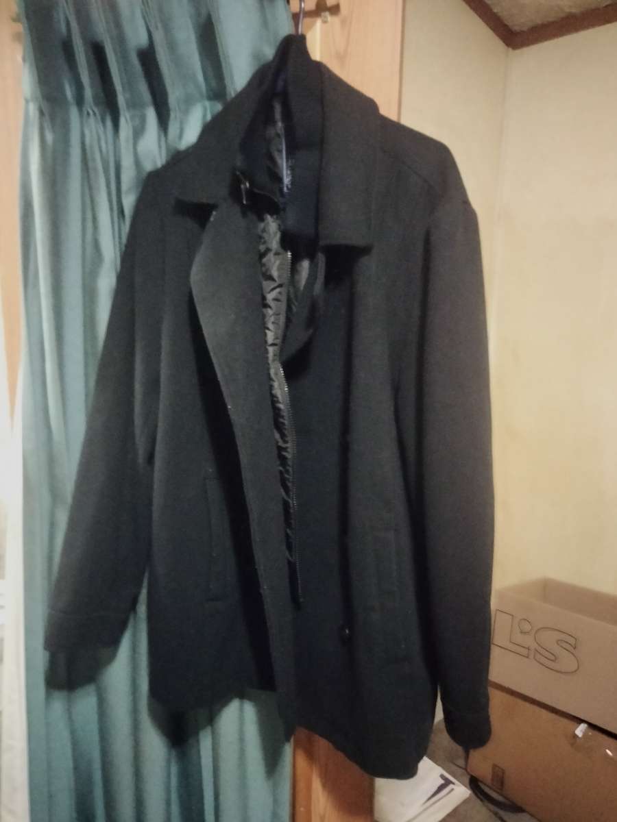 mens peacoat size large