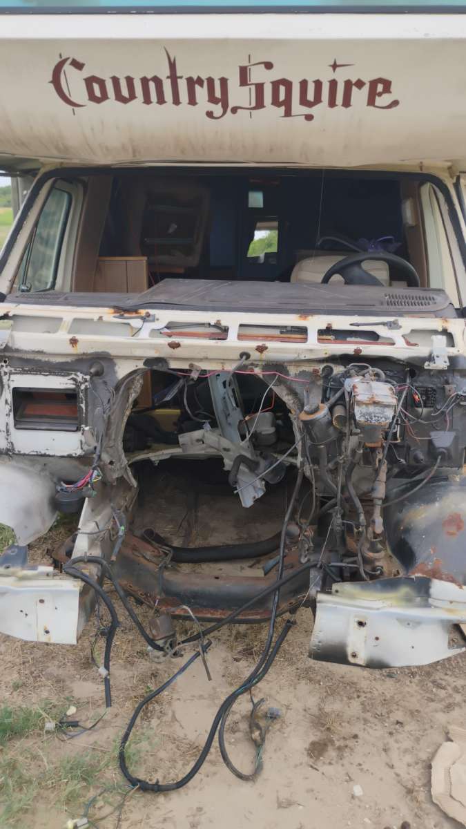 scrap Chevy camper van