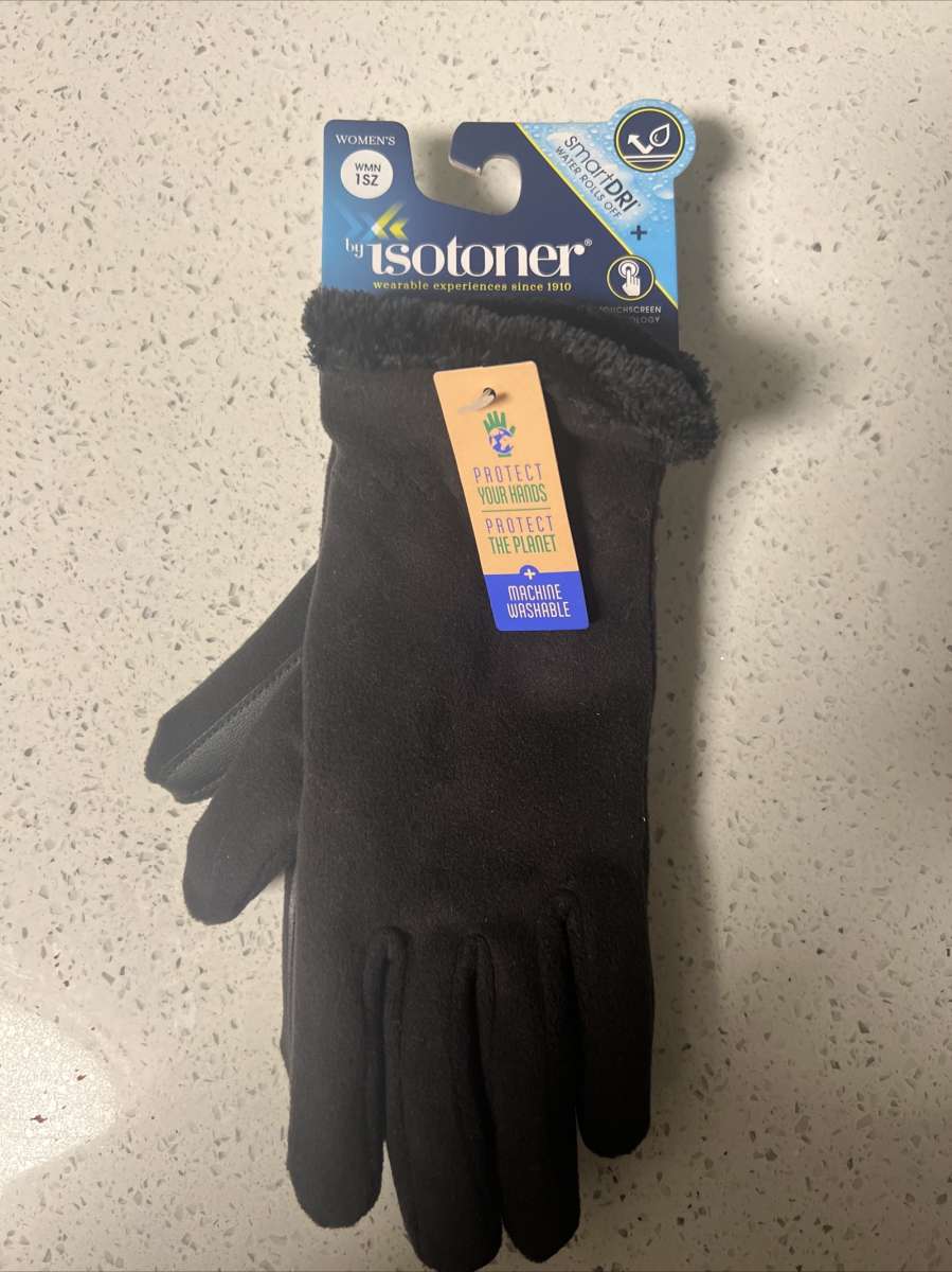 Isotoner SmartDri Womens Gloves with Touchscreen Technology