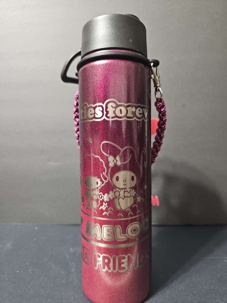 24oz laser Engraved Insulated MY MELODY  Water Bottle
