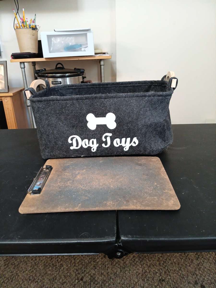 collapsible dog toy box