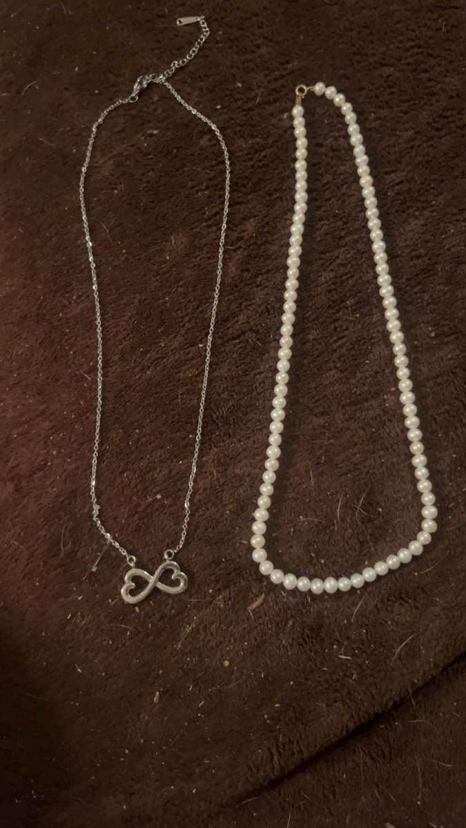 Pearl And Silver Necklaces