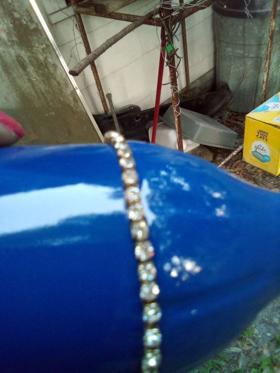 Diamond stretch bracelet