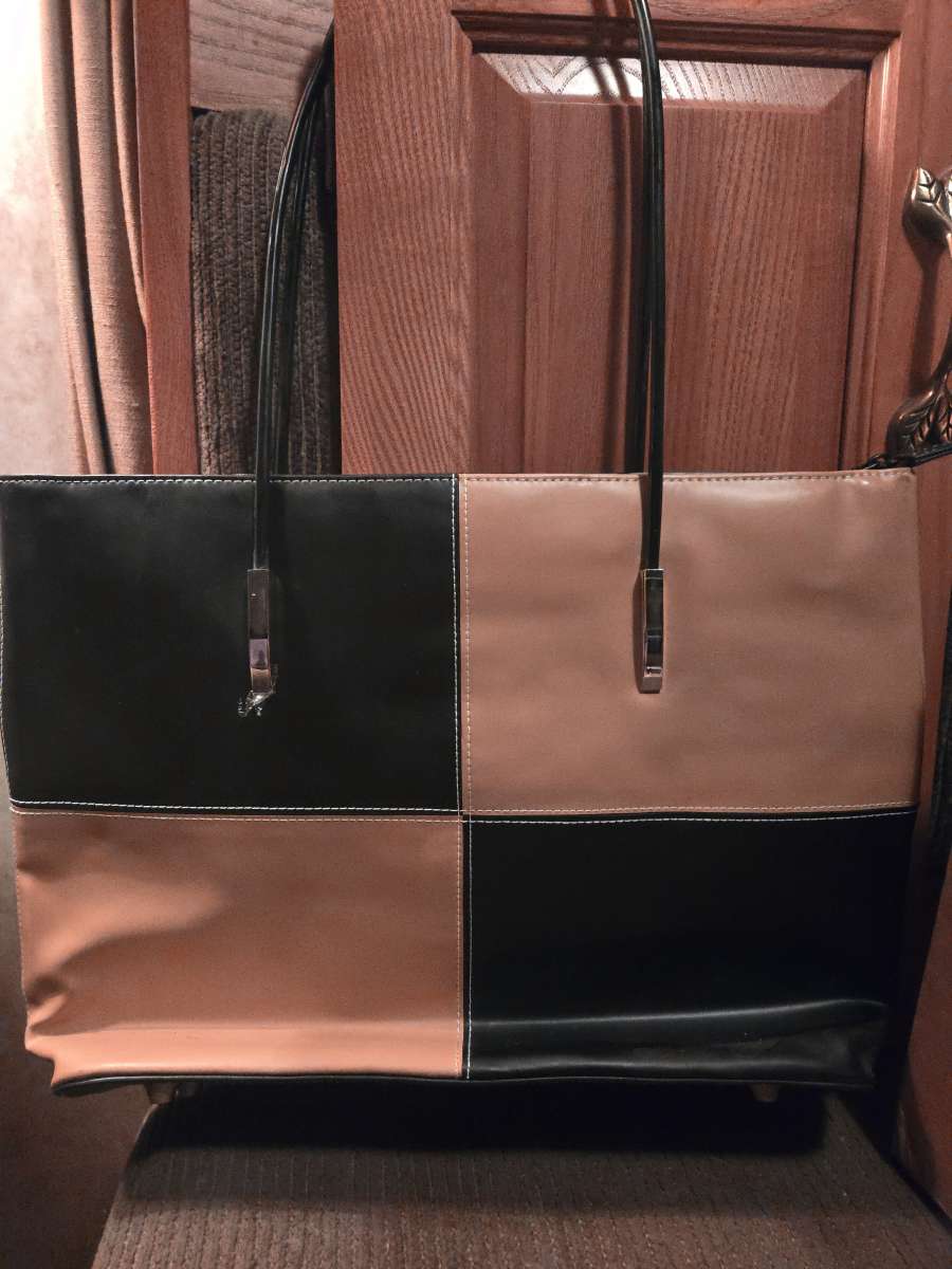 Black and Tan Tote