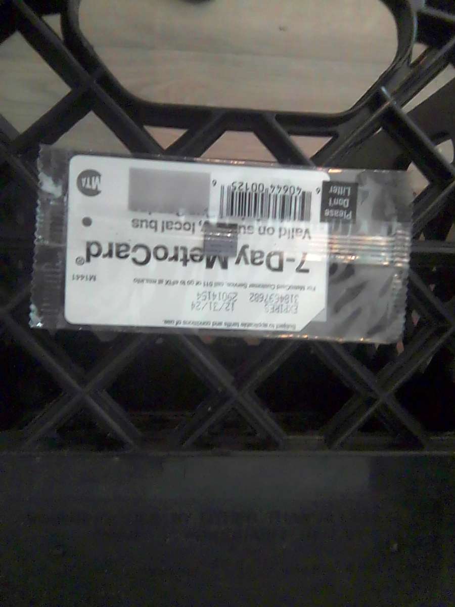 7 day unlimited Metro card