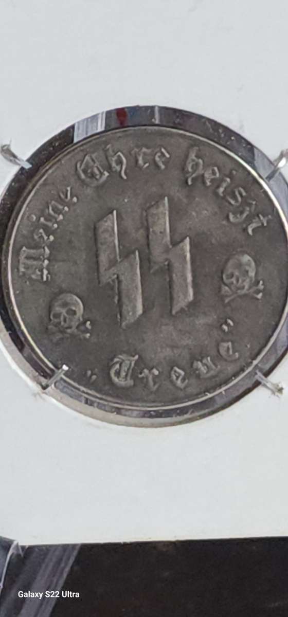 wwii 90 percent silver 50 groschen german NZI