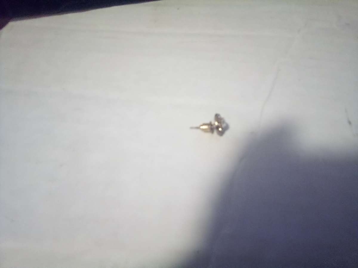 Gold diamond earrings