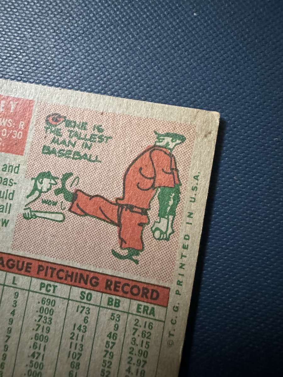 Gene Conley Baseball Card Topps 492