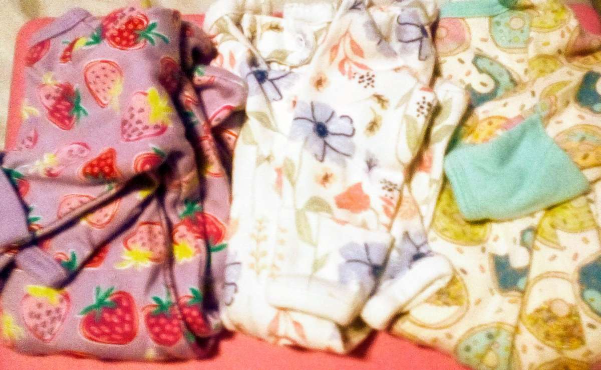Preemie Baby Sleepers x3
