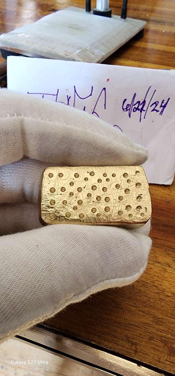 pure 3oz gold bar sigmaxrayed Verified