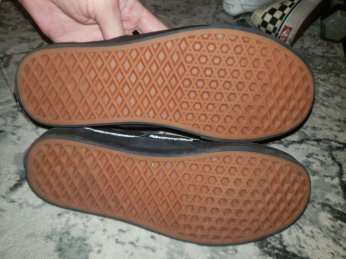 Vans unisex checkered slip on