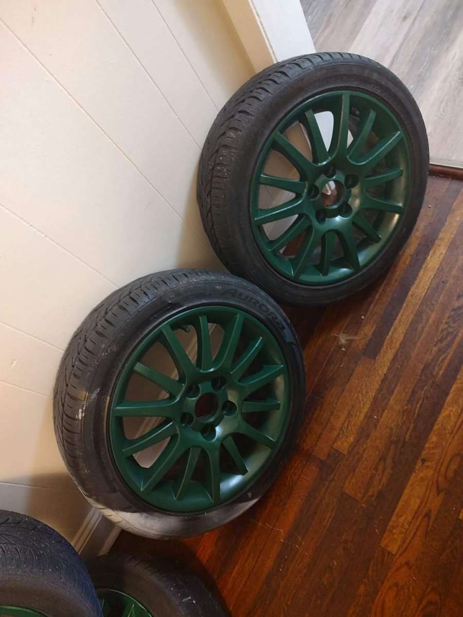 five lug 16 in low profile tires and rims
