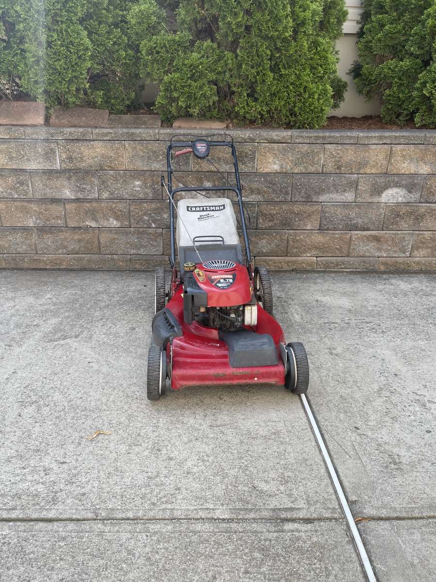 craftsman self propelled lawn mower
