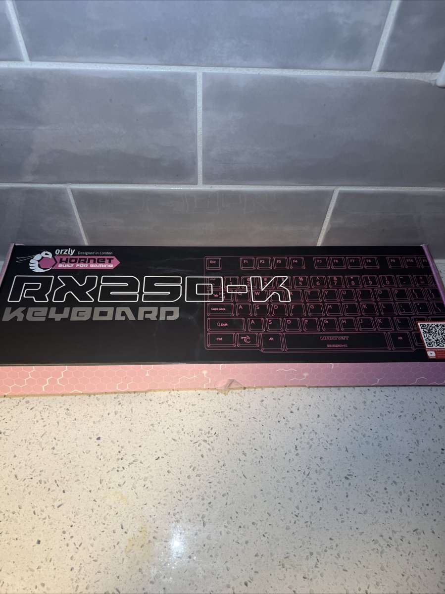 Orzly Hornet RX 250K Pink Gaming Keyboard USB Membrane NEW