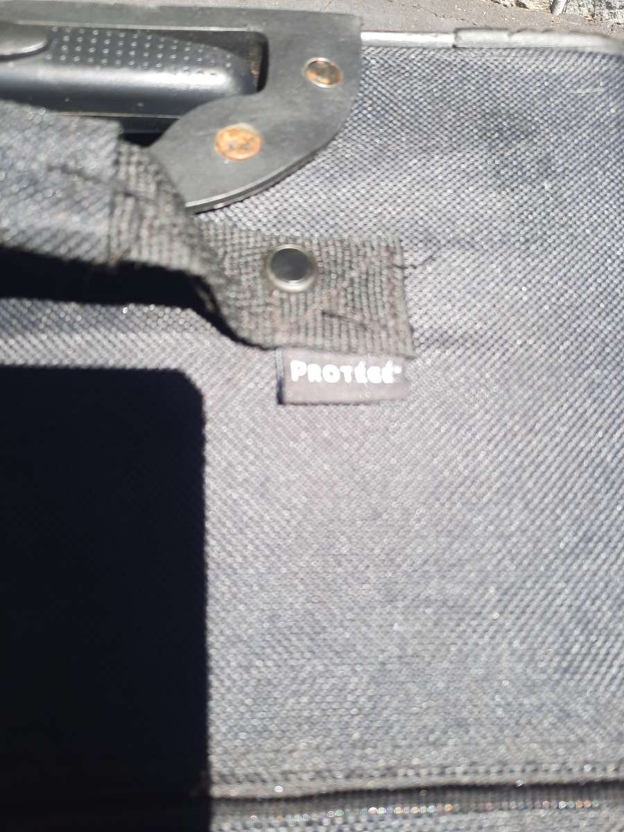 Large travel luggage