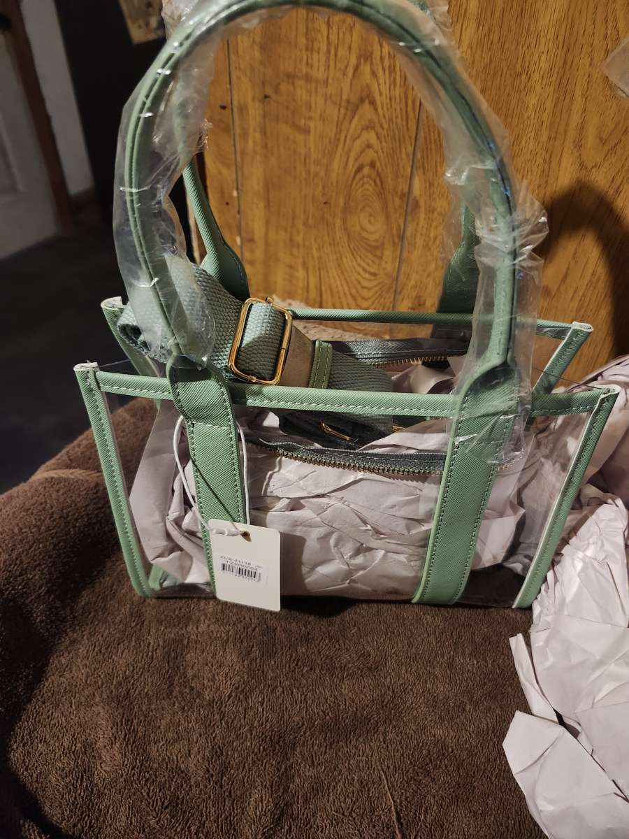 clear crossbody