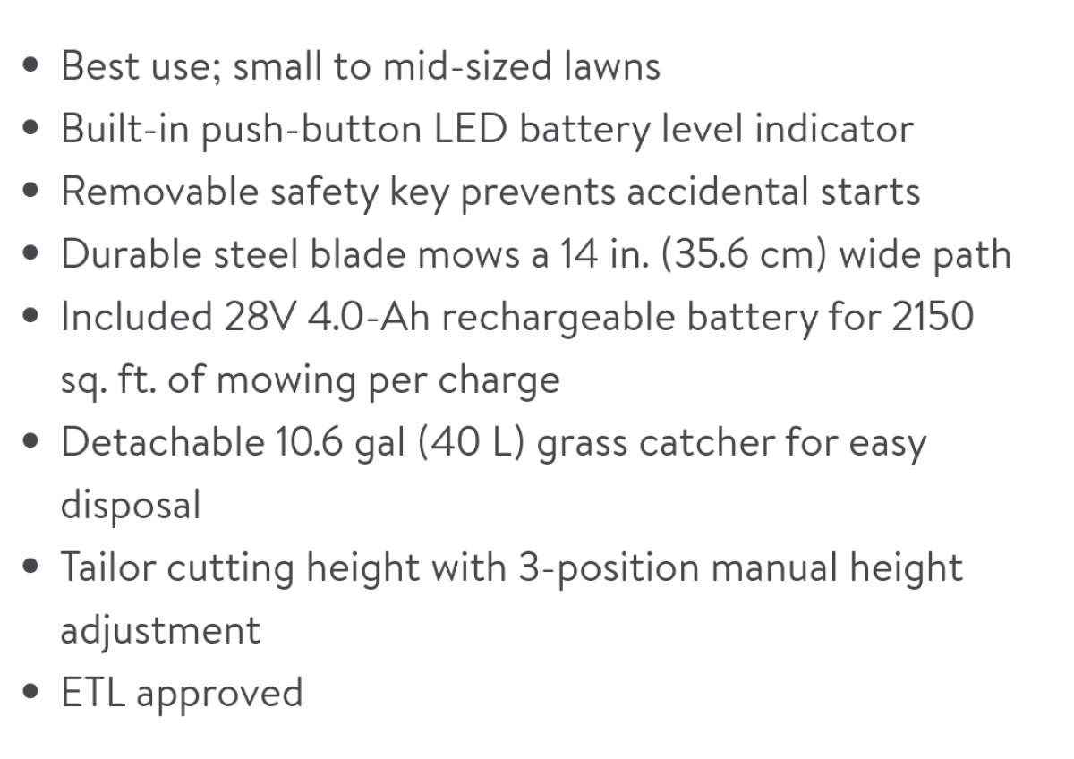 lawnmower Sun Joe electric cordless