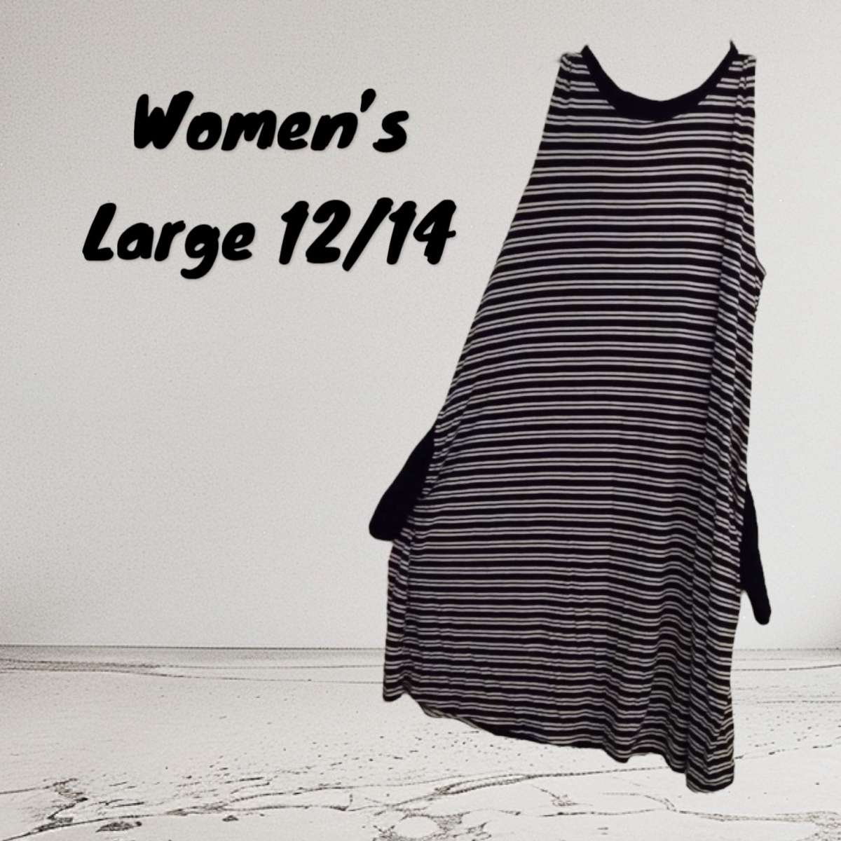 Womens Sleeveless Pocketed Dress