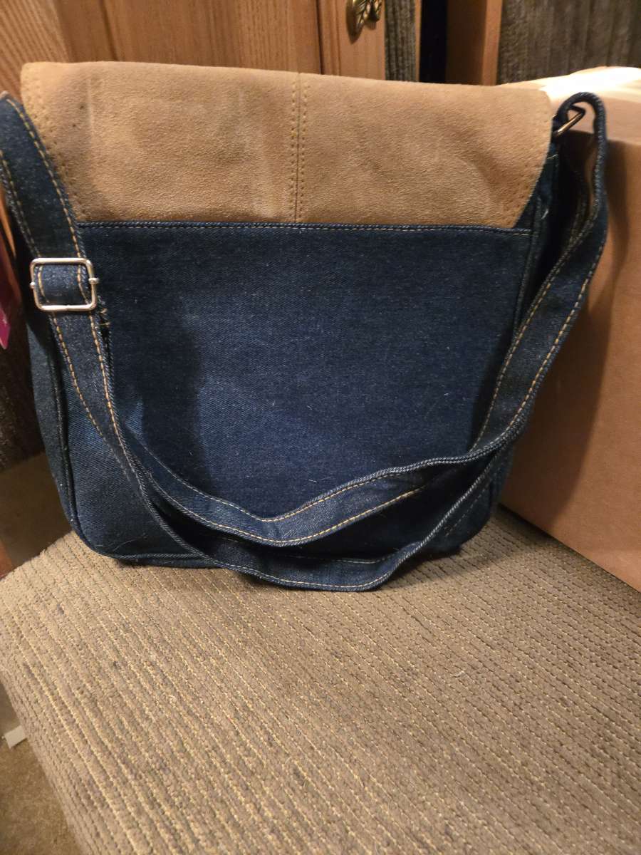 Suede Crossbody Bag