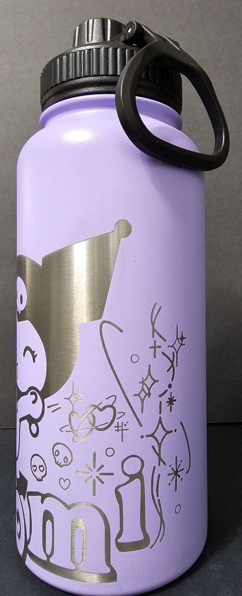 32oz Brand new Laser Engraved Insulated Water Bottle Kuromi