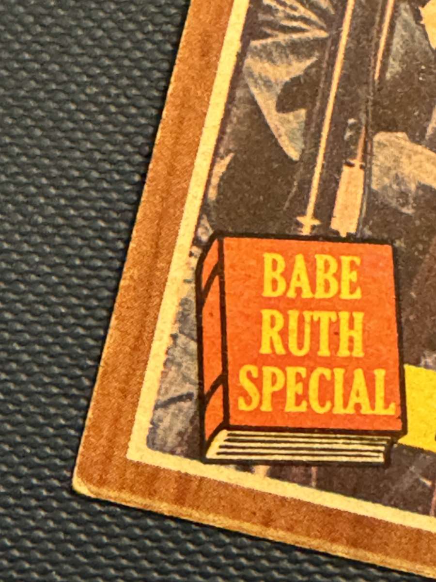 Topps 144 Records set by Ruth baseball card