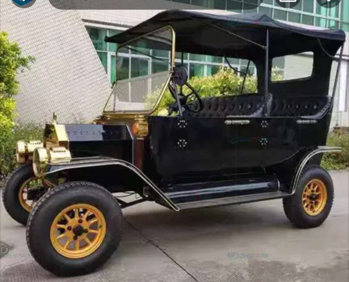 classic vintage golf cart