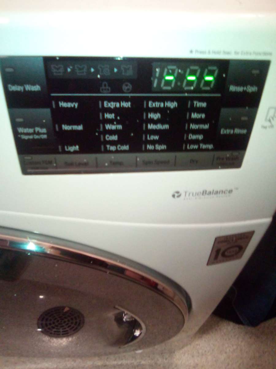 LG all in one smart washer and dryer machine