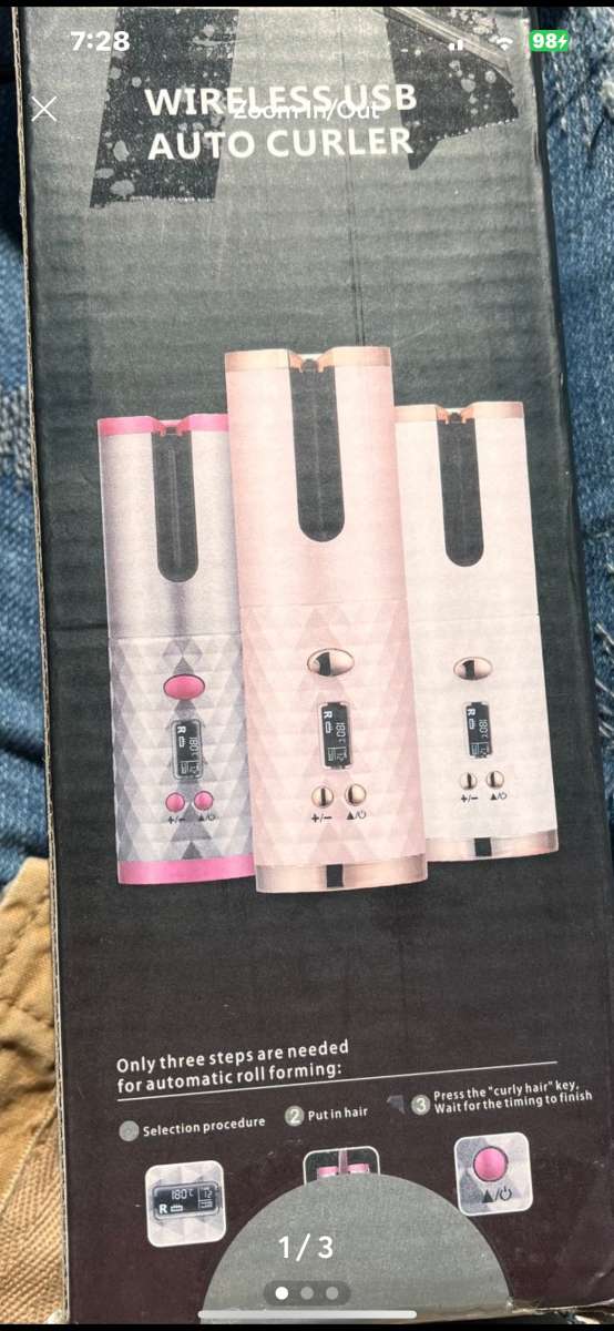 wireless usb hair curler