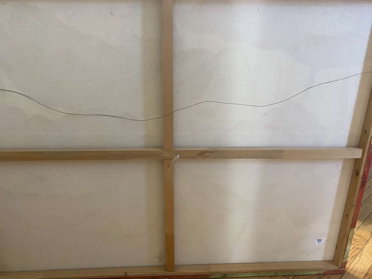 Flower canvas painting