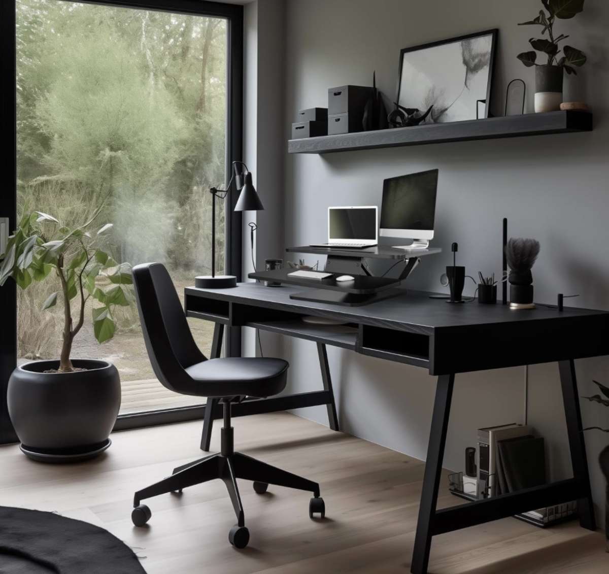 Standing Desk Converter Stand Up Desk Riser Adapter Adjustab