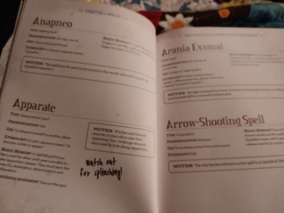 The Unofficial Harry Potter Special Edition Spell Book Hardc