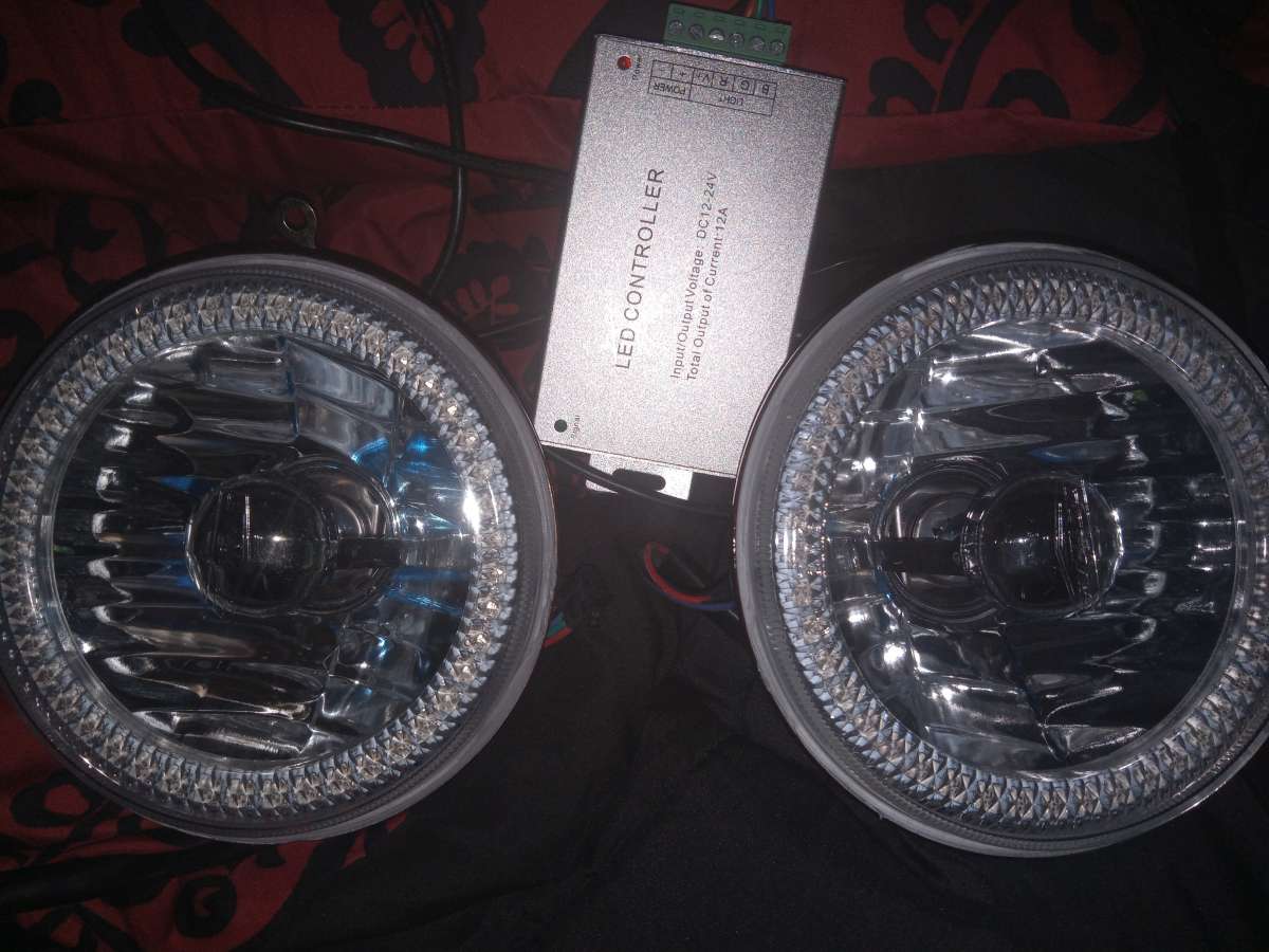 NEW CUSTOM HEADLIGHTS  RGB