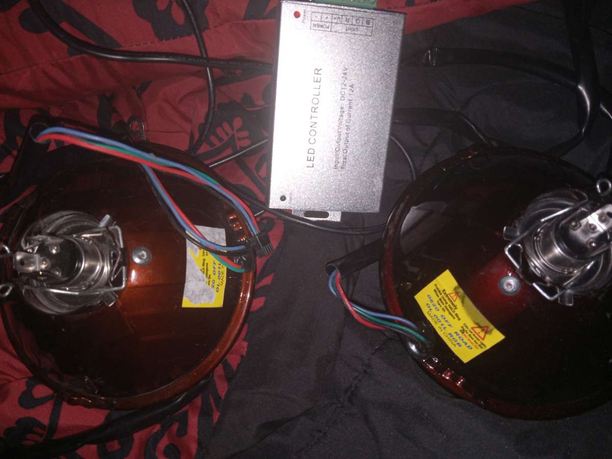NEW CUSTOM HEADLIGHTS  RGB