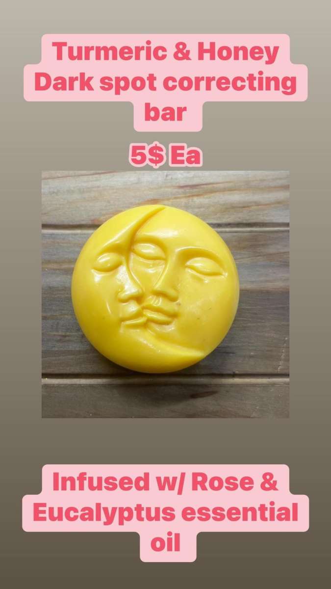 Handcrafted Honey and Turmeric soap bar