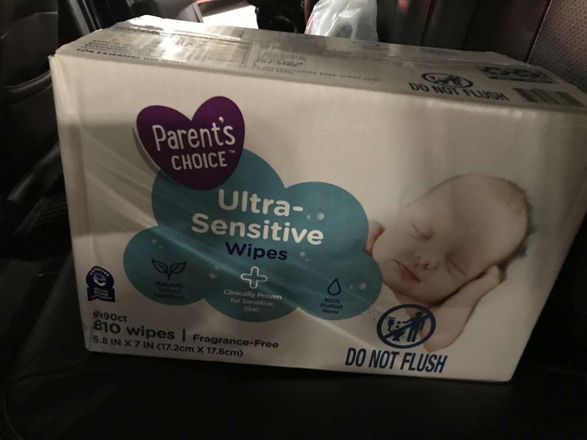 baby boxes of baby  wipes