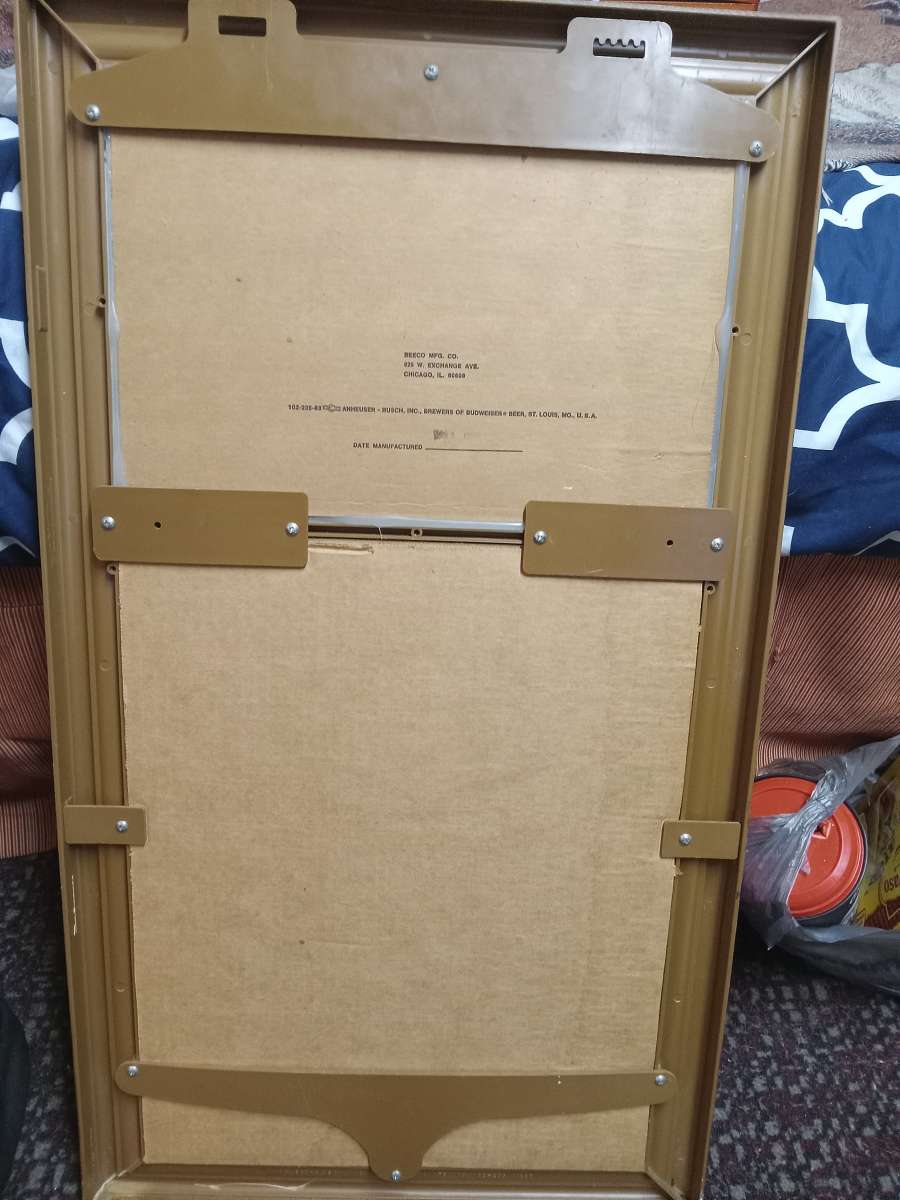 Budweiser chalkboard