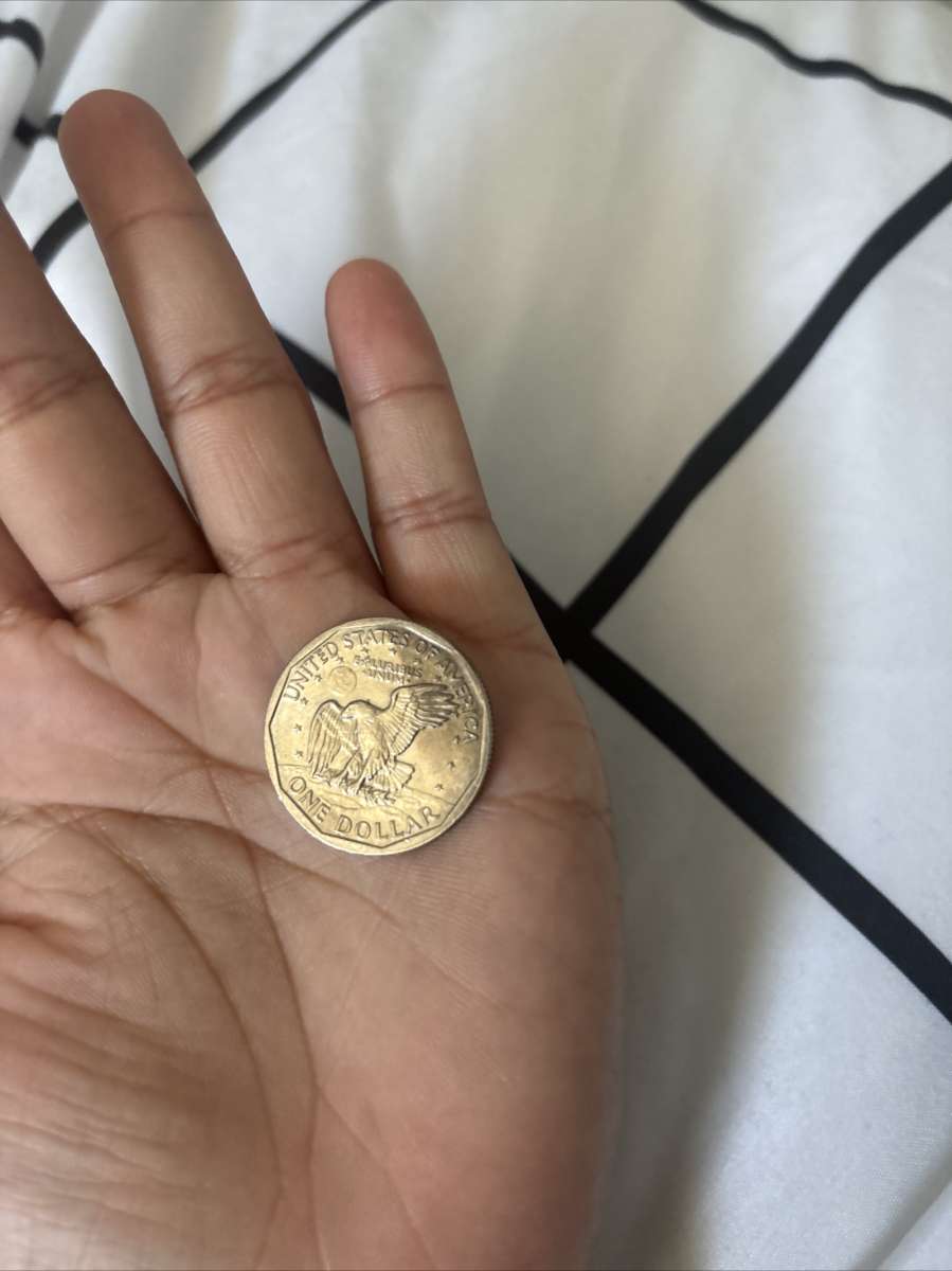 1979 copper dollar coin