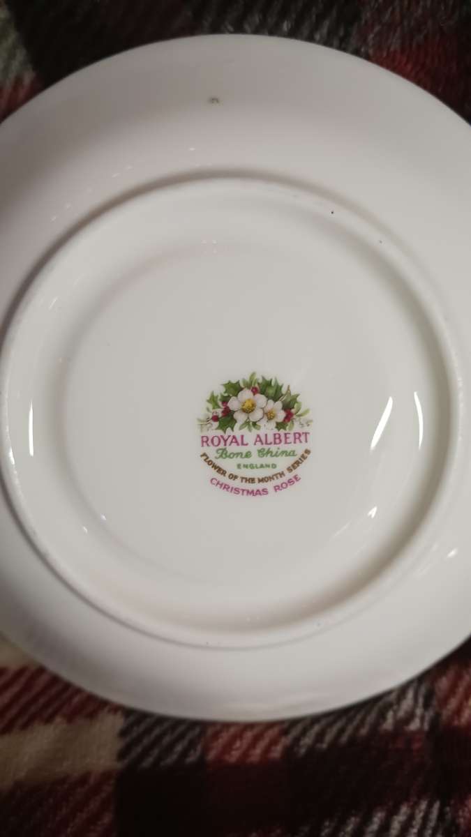 royal Albert Christmas saucer