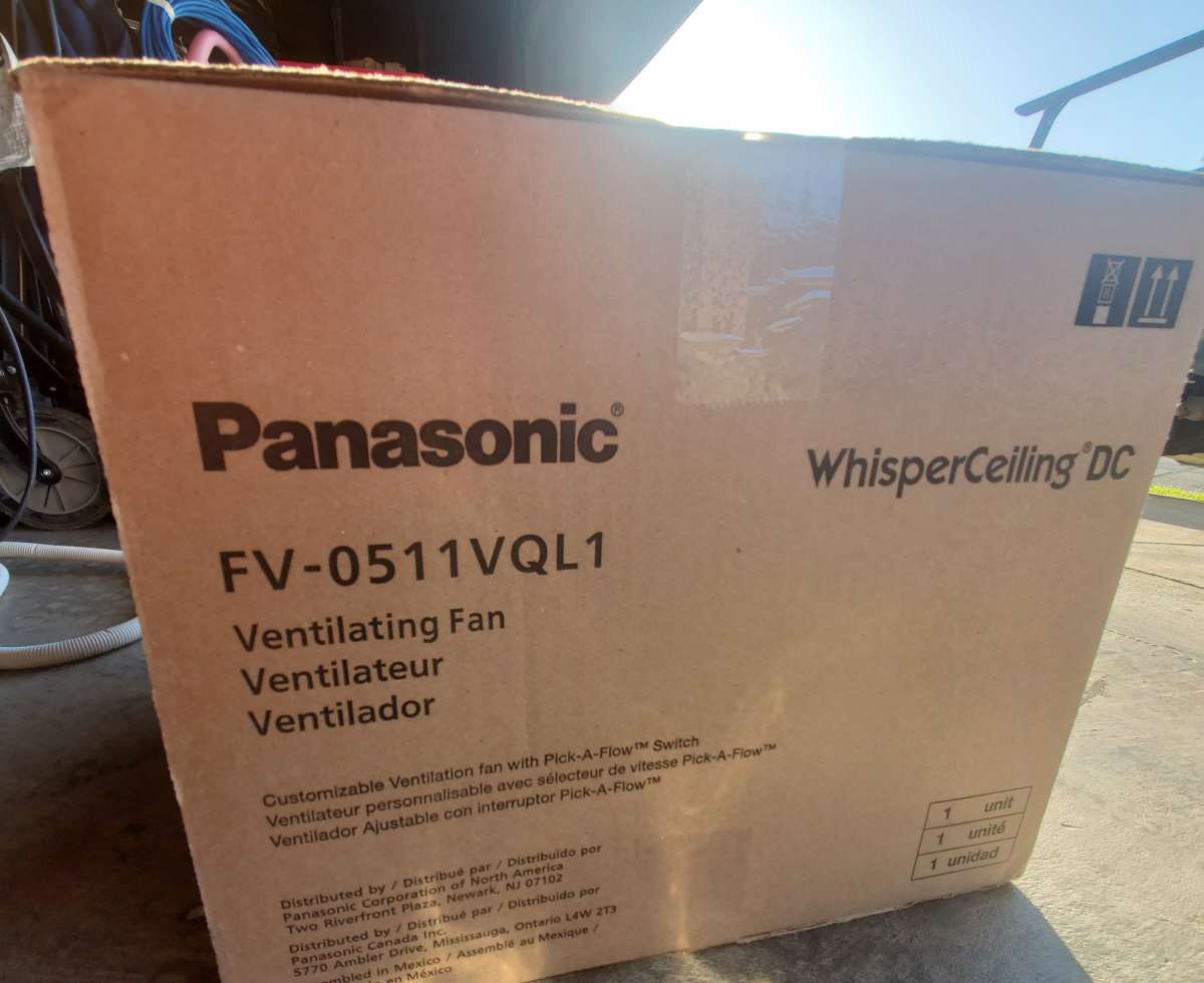 Panasonic bathroom Ventilating fan new