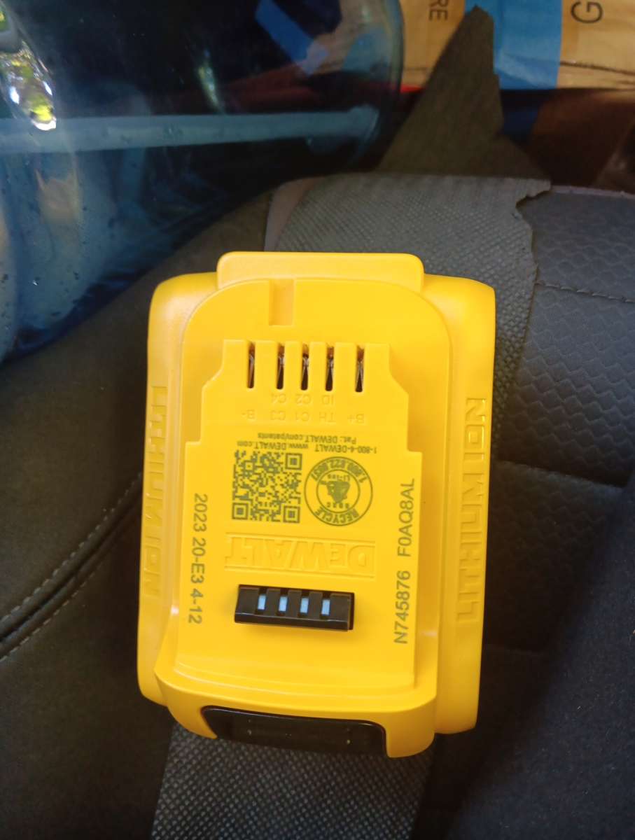 Dewalt New battery