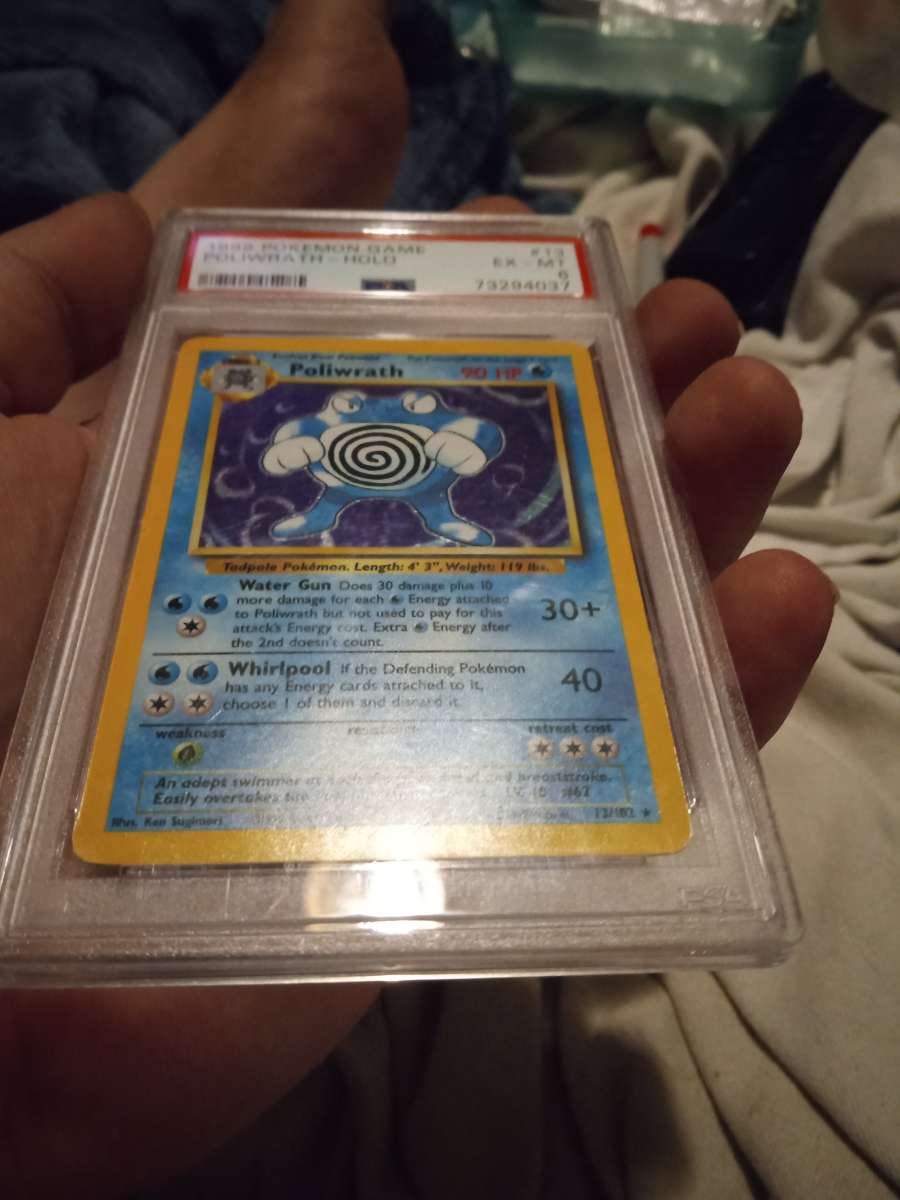 1999 POLIWRATHHOLO PSA SLAB
