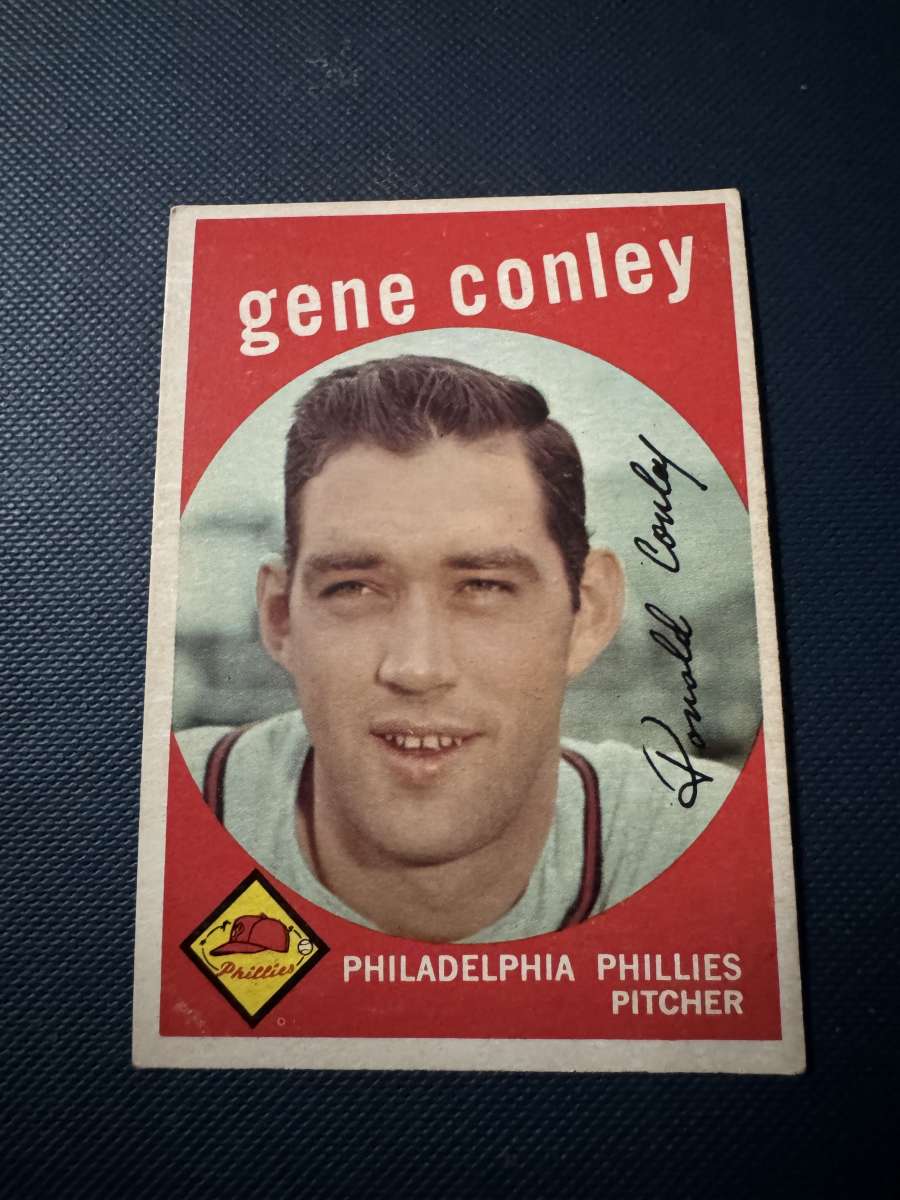 Gene Conley Baseball Card Topps 492