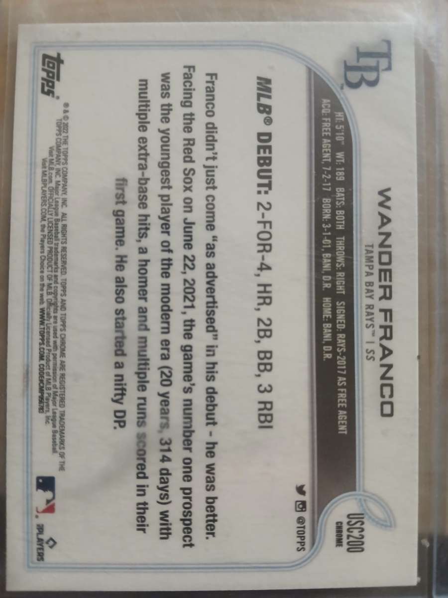 wander franco rookie cards