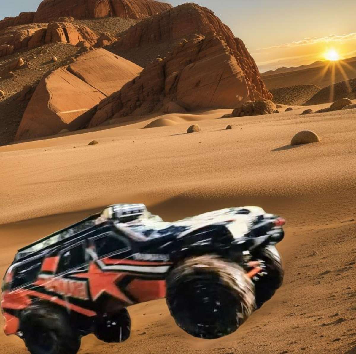 RC Rock Crawler Metal Roof Rack BLK W 4LED Lights Axial 110