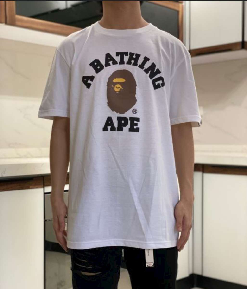 white bape shirt all sizes