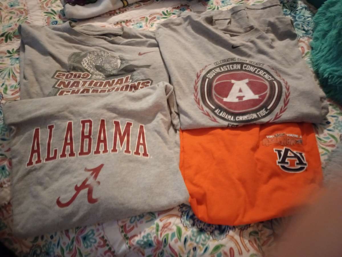 4 Alabama shirts
