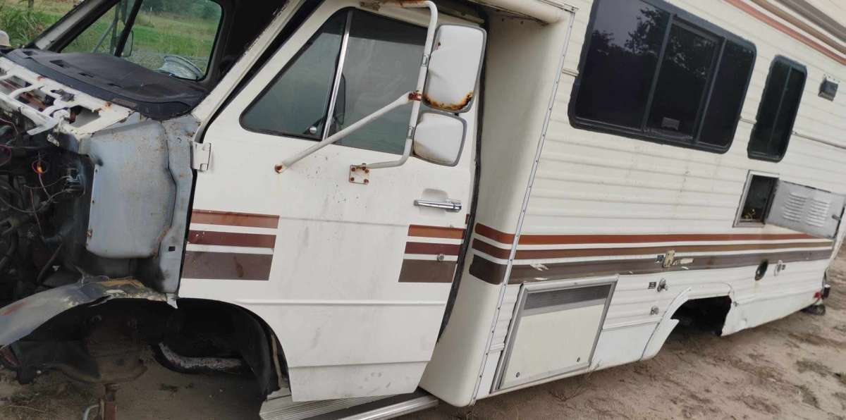 scrap Chevy camper van